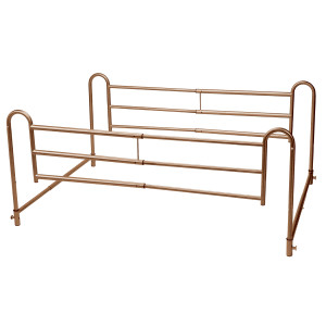 Tool-Free Adjustable Length Home-Style Bed Rail