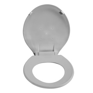 Siège de toilette rond avec couvercle (profondeur d'assise de 14 ½ po)