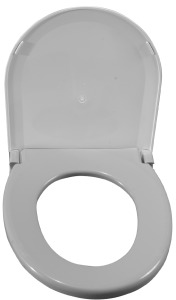 Siège de toilette oblong surdimensionné avec couvercle (profondeur d'assise de 16 ½ po)