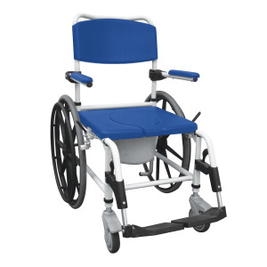 Aluminum Rehab Shower Commode Chair