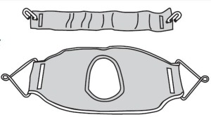 Siège et dossier de la commode