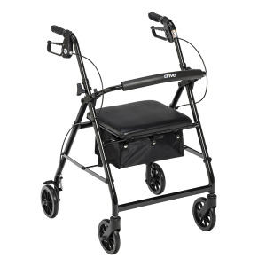 Aluminum Rollator, 6" Casters