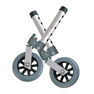 Swivel Wheel with Lock & Two Sets of Rear Glides