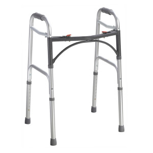 Deluxe Folding Walker, Two Button