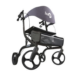 Hugo eXplore Side-Fold Rolling walker with a Seat