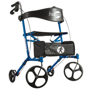 Hugo Sidekick Side-Folding Rolling Walker with a Seat