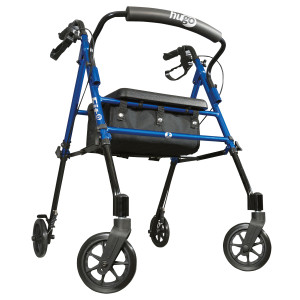 Hugo Fit 6 Rolling walker with a Seat