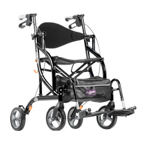 Airgo Fusion F23 Side-Folding Rollator & Transport Chair