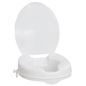 AquaSense Raised Toilet Seat with Lid