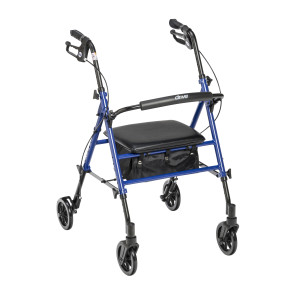 Adjustable Height Rollator, 6" Casters