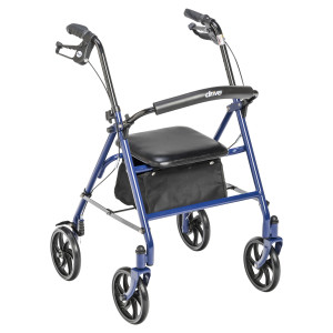 Durable 4 Wheel Rollator with 7.5" Casters