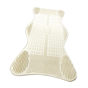 Tapis de bain AquaSense, profilé avec zones de massage revigorantes